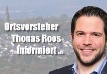 Ortsvorsteher Thomas Roos informiert